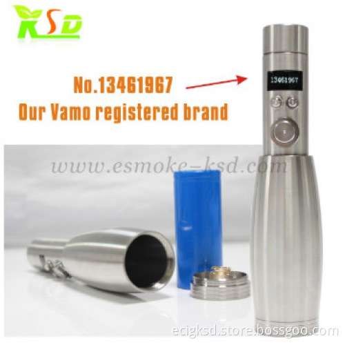 Big vapor 26650 VAMO stainless steel KSD e-Bowl